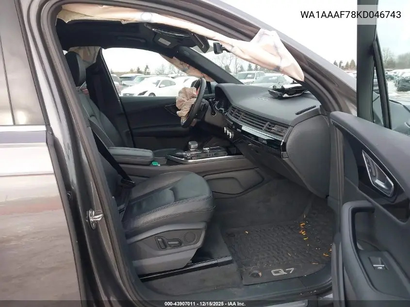 WA1AAAF78KD046743 2019 Audi Q7 55 Premium/55 Se Premium