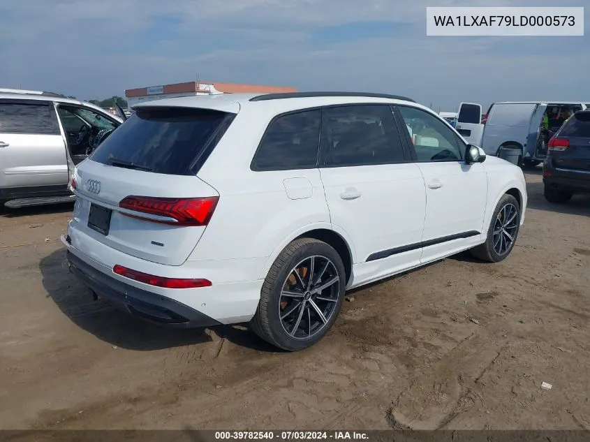 2020 Audi Q7 Premium Plus 55 Tfsi Quattro Tiptronic VIN: WA1LXAF79LD000573 Lot: 39782540