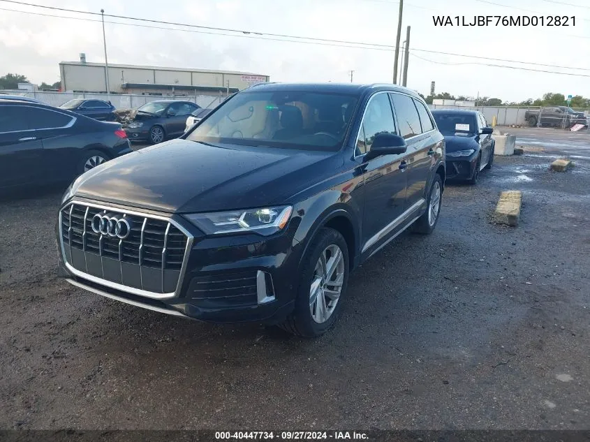 WA1LJBF76MD012821 2021 Audi Q7 Premium Plus