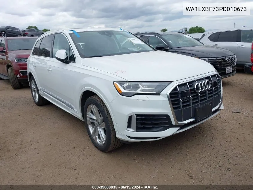 2023 Audi Q7 Premium Plus 55 Tfsi Quattro Tiptronic VIN: WA1LXBF73PD010673 Lot: 39688035