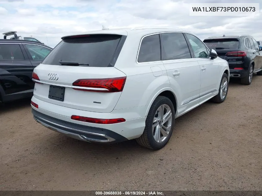 2023 Audi Q7 Premium Plus 55 Tfsi Quattro Tiptronic VIN: WA1LXBF73PD010673 Lot: 39688035