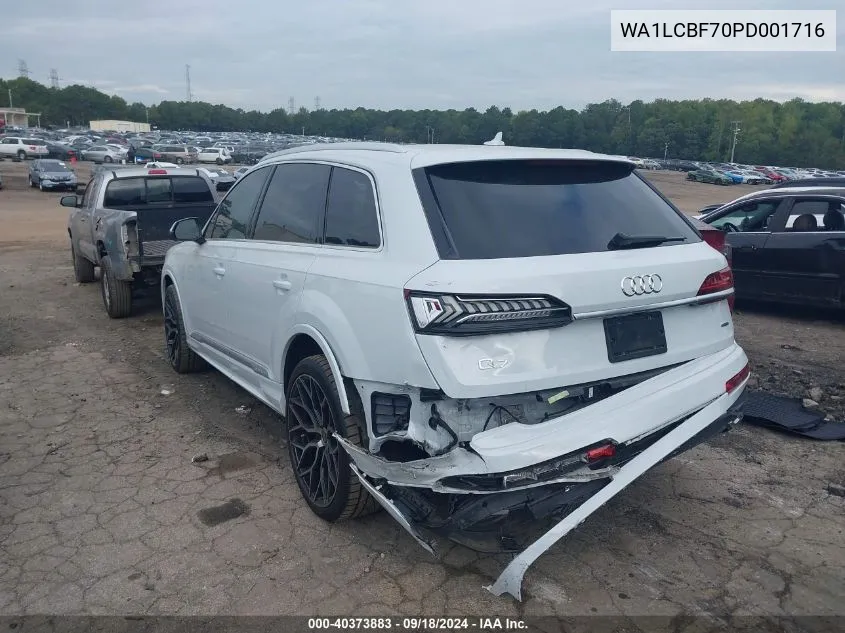 WA1LCBF70PD001716 2023 Audi Q7 Premium Plus