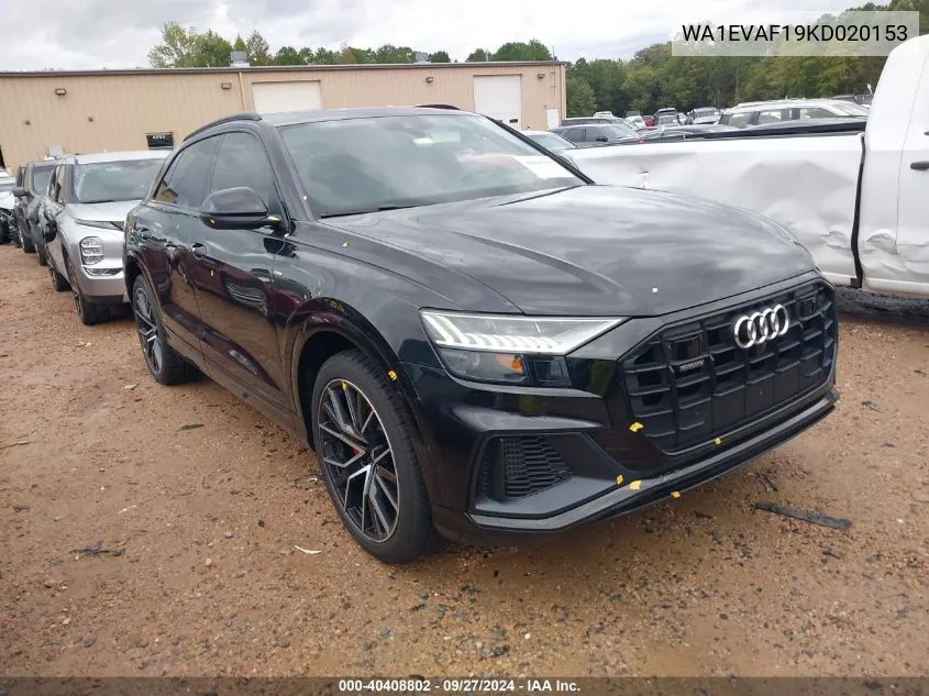 WA1EVAF19KD020153 2019 Audi Q8 55 Premium