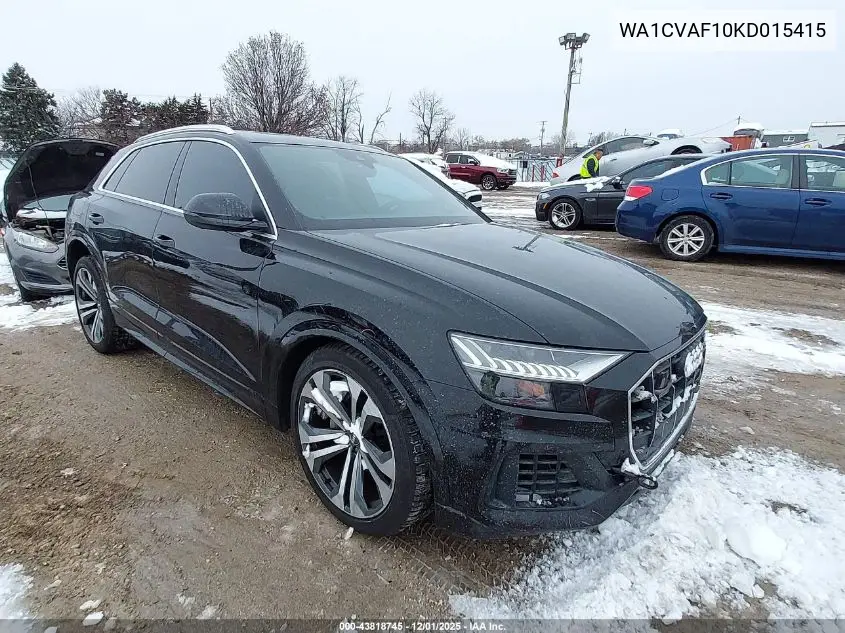 WA1CVAF10KD015415 2019 Audi Q8 55 Premium