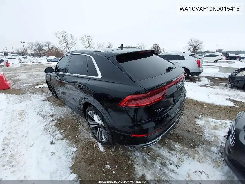 WA1CVAF10KD015415 2019 Audi Q8 55 Premium