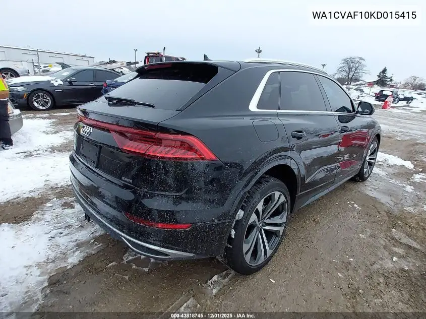WA1CVAF10KD015415 2019 Audi Q8 55 Premium
