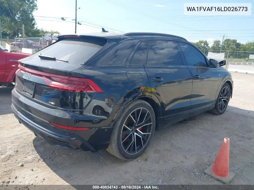 WA1FVAF16LD026773 2020 Audi Q8 Prestige 55 Tfsi Quattro Tiptronic