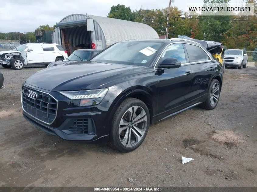 2020 Audi Q8 Prestige VIN: WA1CVAF12LD008581 Lot: 40409954