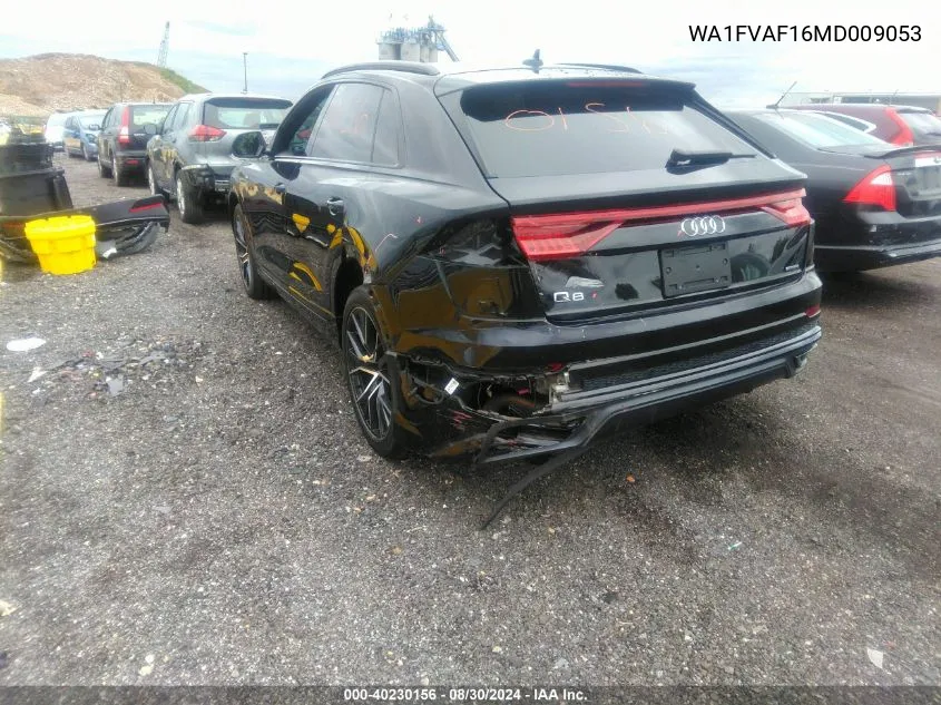 2021 Audi Q8 Prestige 55 Tfsi Quattro Tiptronic VIN: WA1FVAF16MD009053 Lot: 40230156