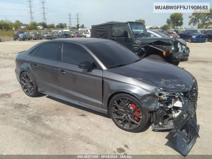 WUABWGFF9J1908683 2018 Audi Rs 3 2.5T