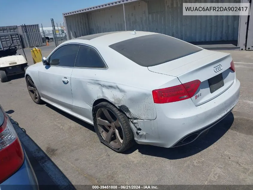 2013 Audi Rs 5 4.2 VIN: WUAC6AFR2DA902417 Lot: 39451808