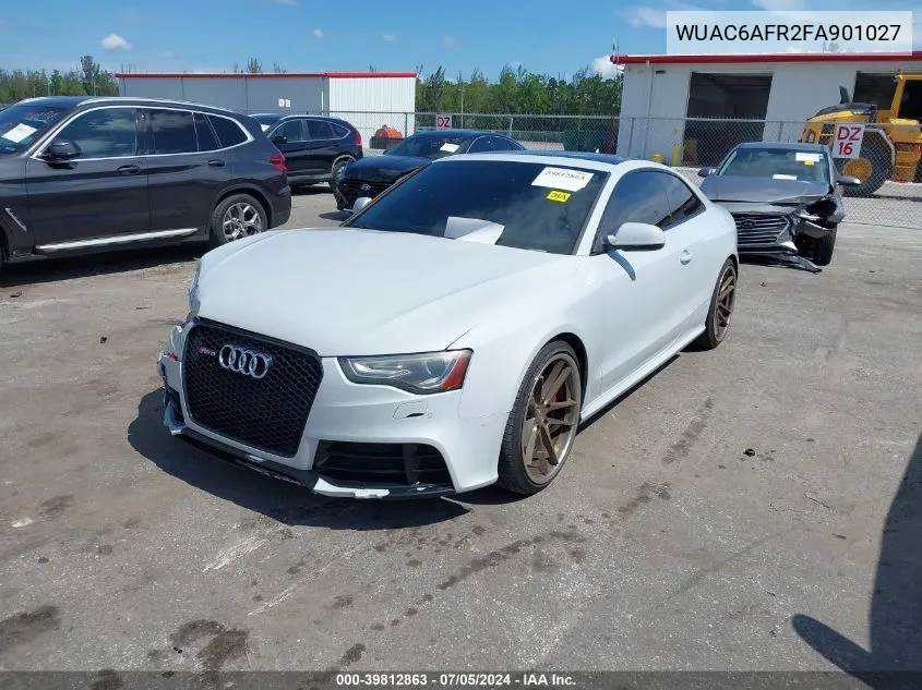 2015 Audi Rs 5 4.2 VIN: WUAC6AFR2FA901027 Lot: 39812863