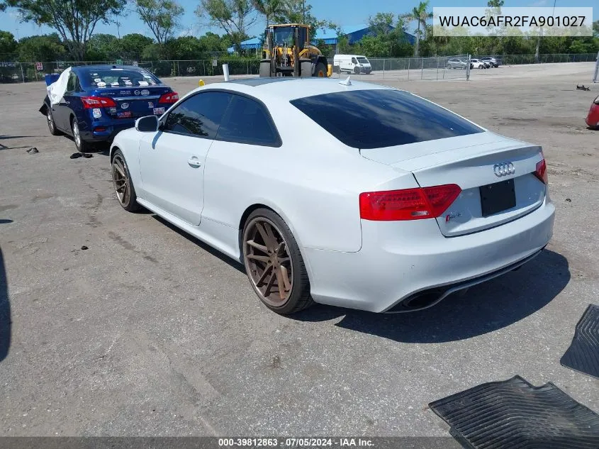 2015 Audi Rs 5 4.2 VIN: WUAC6AFR2FA901027 Lot: 39812863