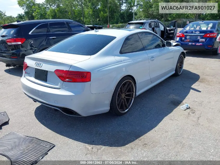 2015 Audi Rs 5 4.2 VIN: WUAC6AFR2FA901027 Lot: 39812863