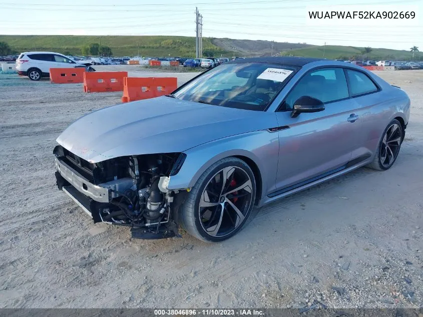 WUAPWAF52KA902669 2019 Audi Rs 5 2.9T