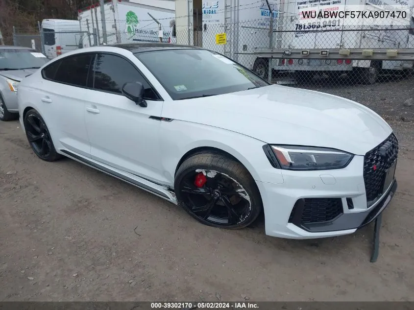 2019 Audi Rs 5 2.9T VIN: WUABWCF57KA907470 Lot: 39302170