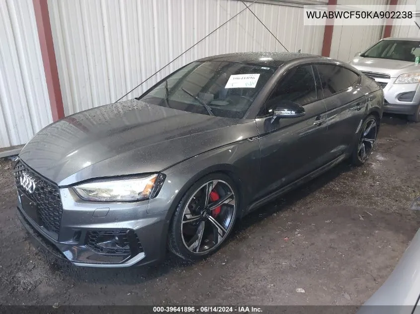 WUABWCF50KA902238 2019 Audi Rs 5 2.9T