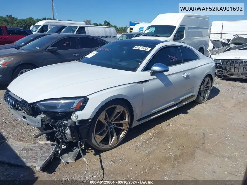 WUARWAF52KA901692 2019 Audi Rs 5 2.9T