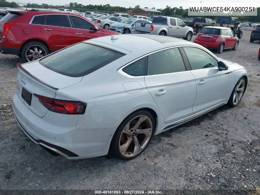 WUABWCF54KA900251 2019 Audi Rs 5 2.9T