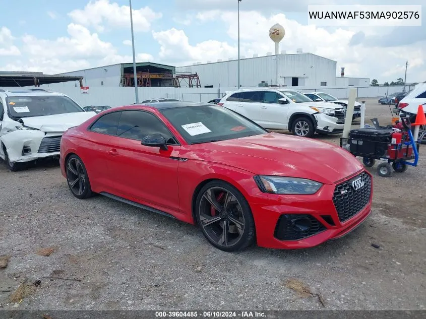 WUANWAF53MA902576 2021 Audi Rs 5 Tfsi Quattro Tiptronic