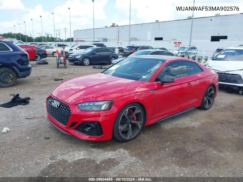 WUANWAF53MA902576 2021 Audi Rs 5 Tfsi Quattro Tiptronic