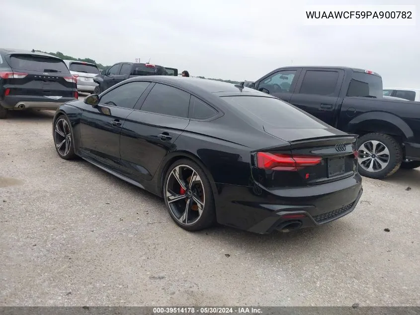 2023 Audi Rs 5 Sportback Tfsi Quattro Tiptronic VIN: WUAAWCF59PA900782 Lot: 39514178