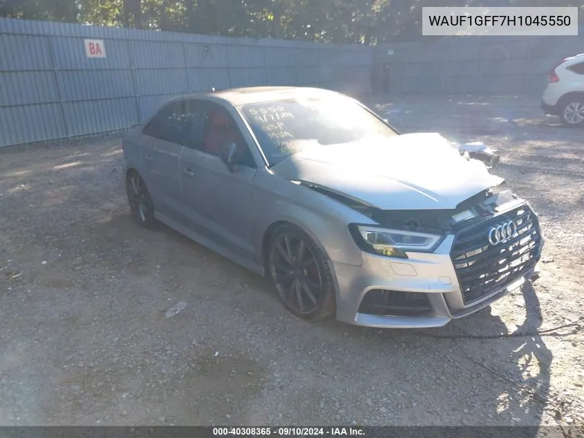 WAUF1GFF7H1045550 2017 Audi S3 2.0T Premium Plus