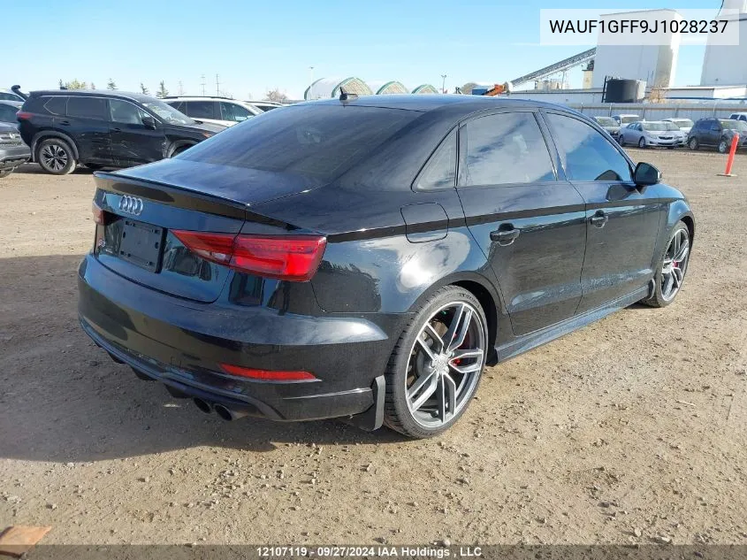 WAUF1GFF9J1028237 2018 Audi S3 Sedan