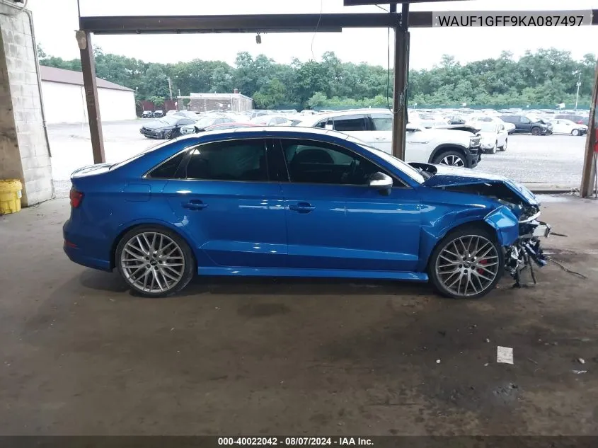 WAUF1GFF9KA087497 2019 Audi S3 2.0T Premium Plus