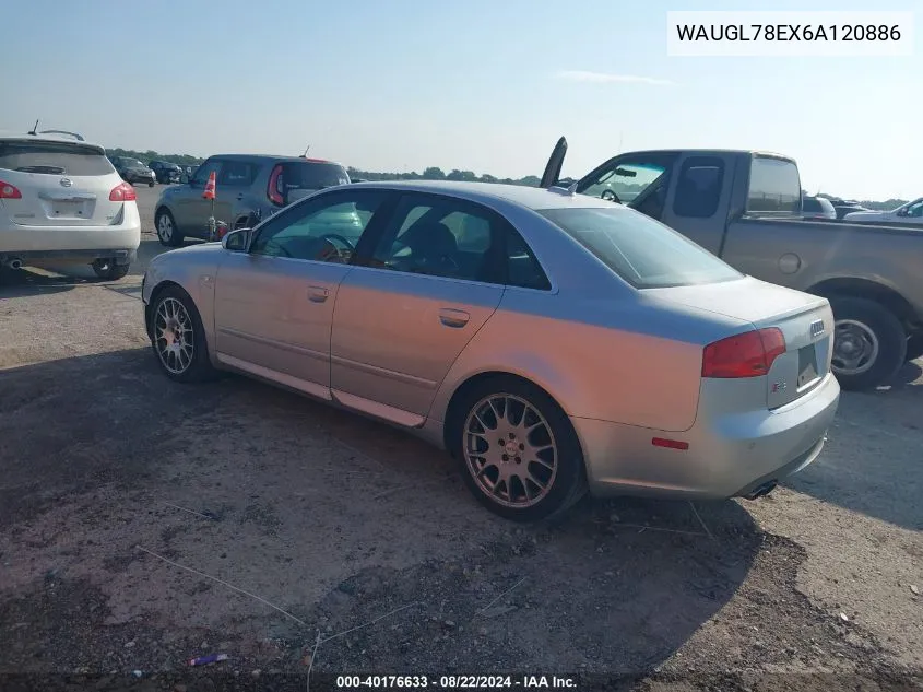 WAUGL78EX6A120886 2006 Audi S4 4.2