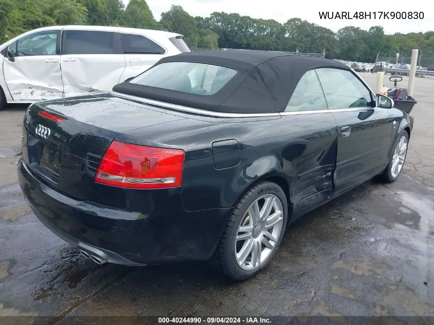 WUARL48H17K900830 2007 Audi S4