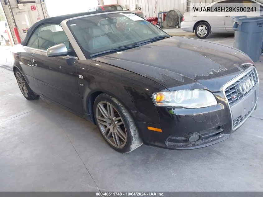 WUARL48H28K900241 2008 Audi S4 4.2