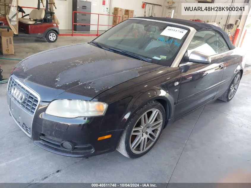 WUARL48H28K900241 2008 Audi S4 4.2