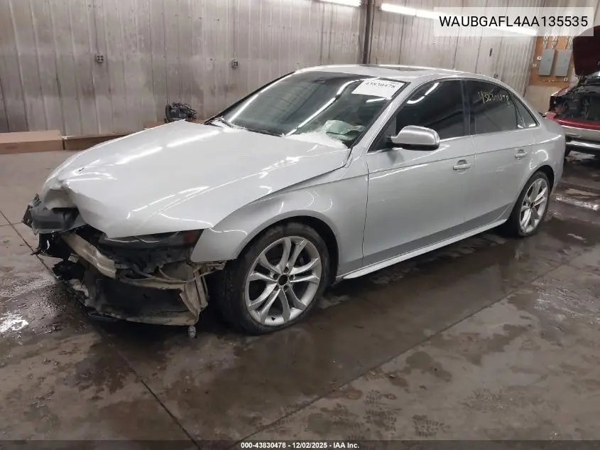 WAUBGAFL4AA135535 2010 Audi S4 3.0 Premium Plus