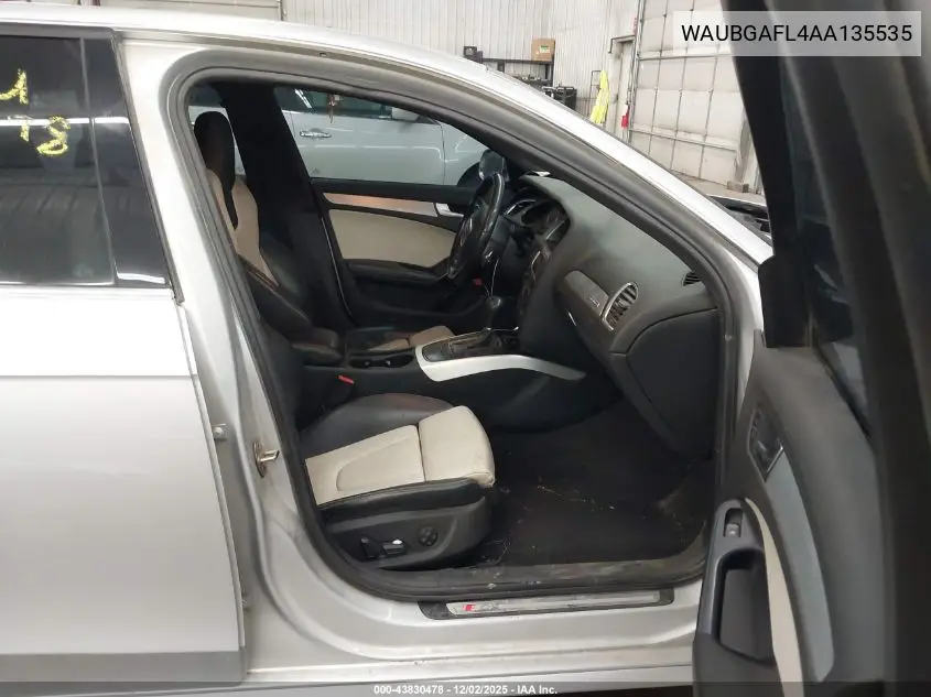 WAUBGAFL4AA135535 2010 Audi S4 3.0 Premium Plus