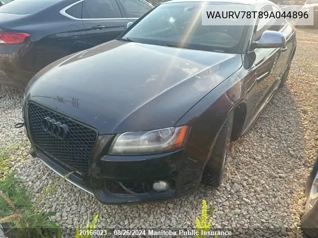 2009 Audi S5 4.2 Quattro VIN: WAURV78T89A044896 Lot: 20166023