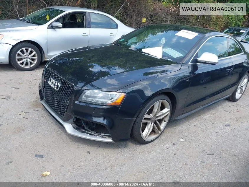 2010 Audi S5 4.2 Premium Plus VIN: WAUCVAFR8AA006101 Lot: 40086085