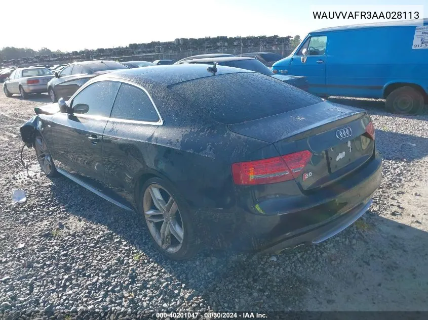 WAUVVAFR3AA028113 2010 Audi S5 4.2 Premium Plus