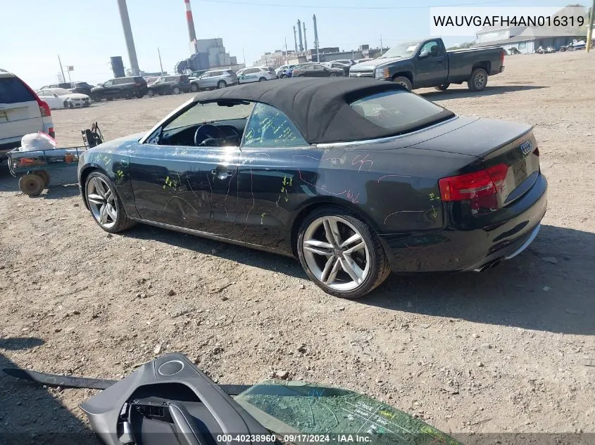 WAUVGAFH4AN016319 2010 Audi S5 3.0 Premium Plus