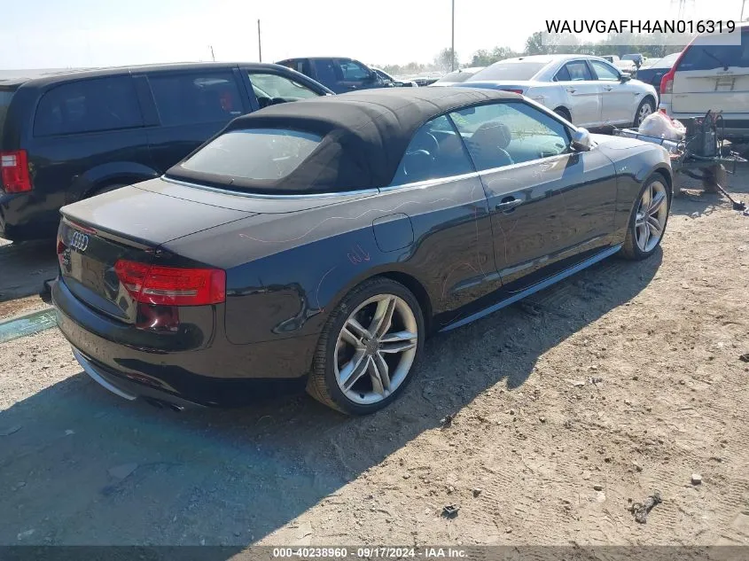 WAUVGAFH4AN016319 2010 Audi S5 3.0 Premium Plus