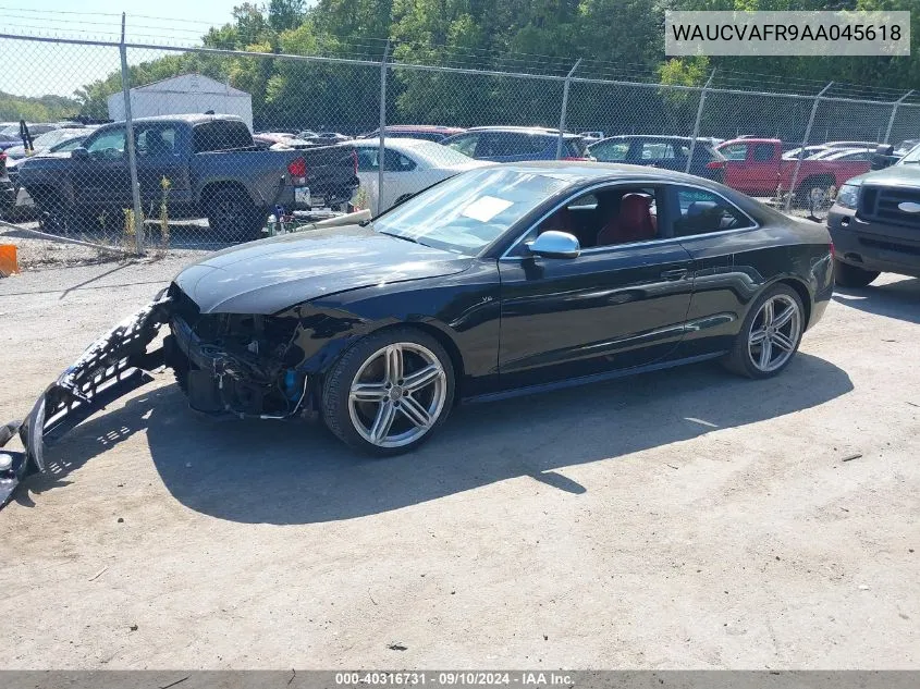 WAUCVAFR9AA045618 2010 Audi S5 4.2 Premium Plus