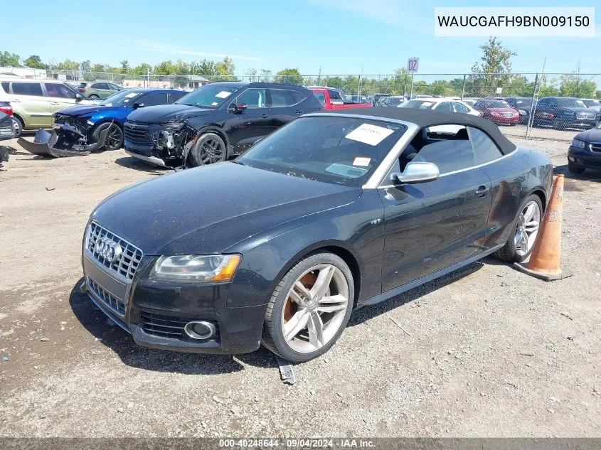 WAUCGAFH9BN009150 2011 Audi S5 3.0 Premium Plus