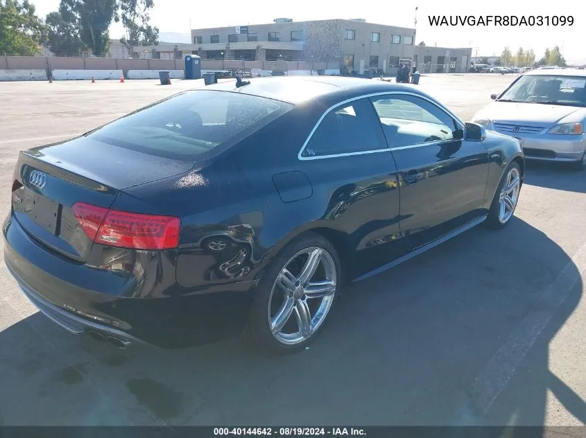 2013 Audi S5 3.0T Premium Plus VIN: WAUVGAFR8DA031099 Lot: 40144642