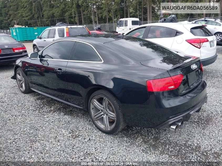 WAUGGAFR6DA056589 2013 Audi S5 3.0T Premium Plus