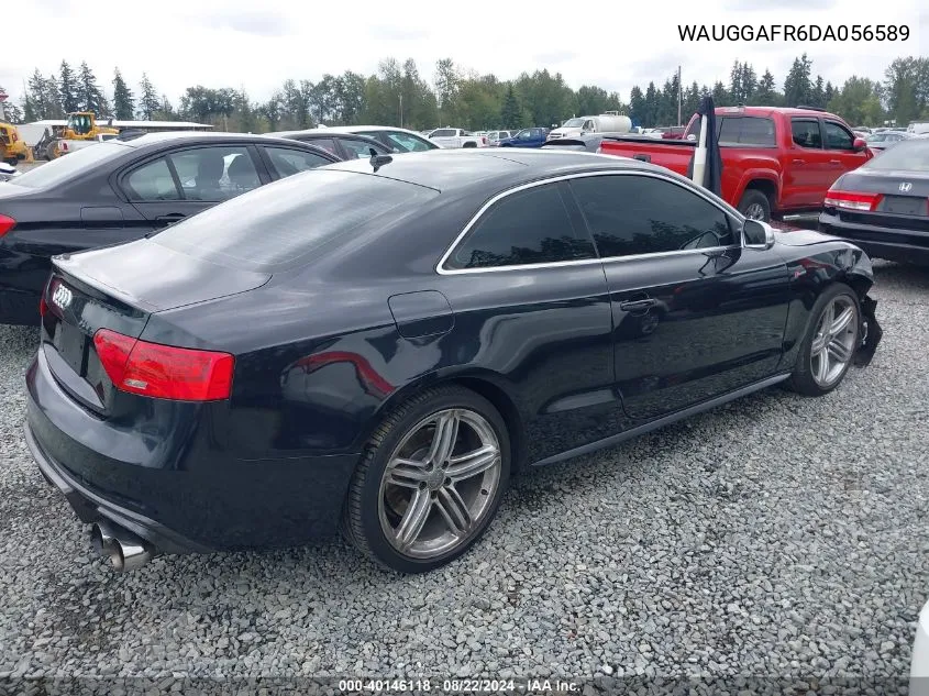 2013 Audi S5 3.0T Premium Plus VIN: WAUGGAFR6DA056589 Lot: 40146118