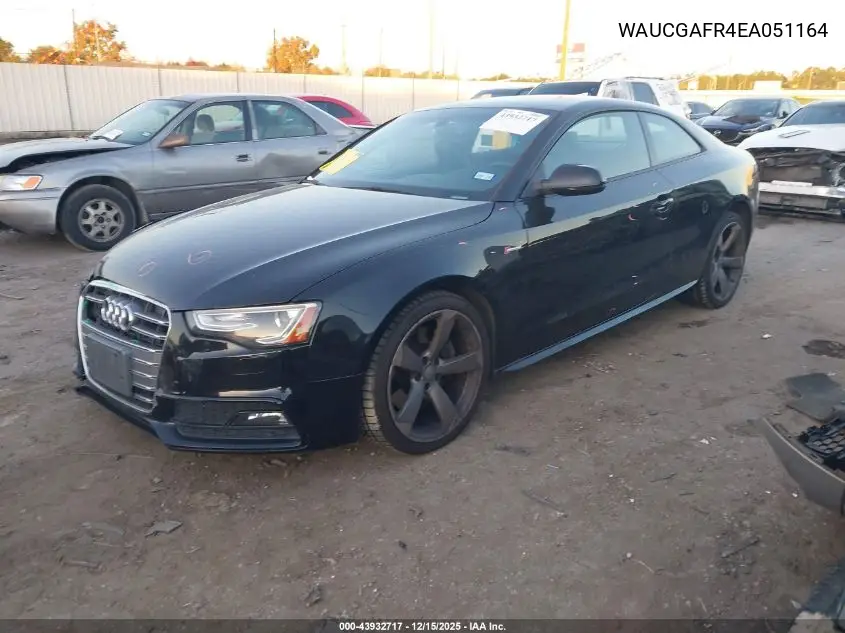 WAUCGAFR4EA051164 2014 Audi S5 3.0T Premium Plus