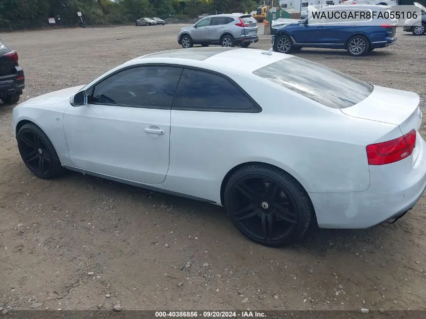 WAUCGAFR8FA055106 2015 Audi S5 3.0T Premium Plus