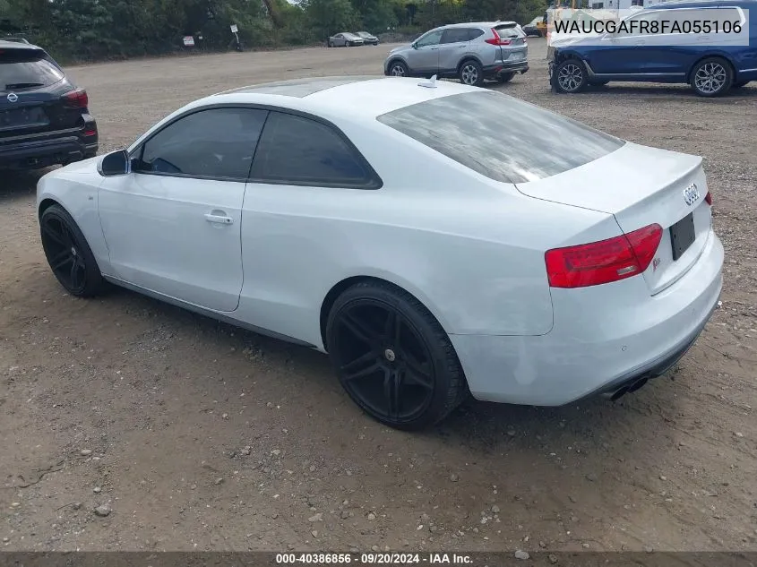 WAUCGAFR8FA055106 2015 Audi S5 3.0T Premium Plus