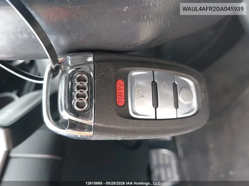 2016 Audi S5 VIN: WAUL4AFR2GA045939 Lot: 12615668