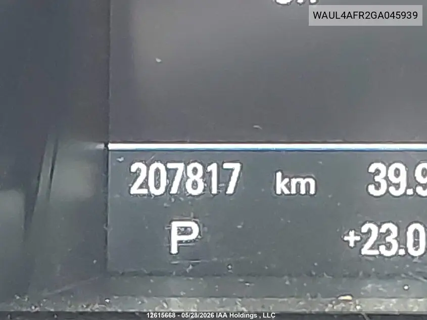 2016 Audi S5 VIN: WAUL4AFR2GA045939 Lot: 12615668